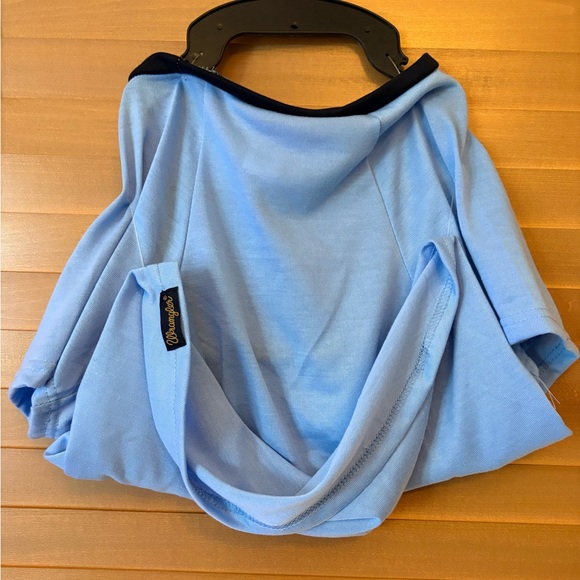 Wrangler NWT Blue Pet Apparel Shirt Size Large - Picture 2 of 4